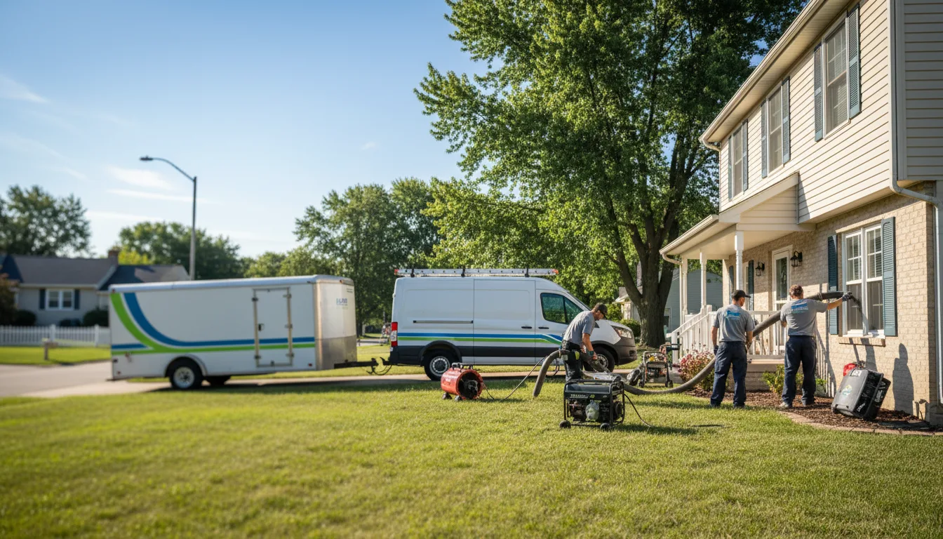 Flooded Basement Restoration And Cleanup With Repair in Rochester, WI near me